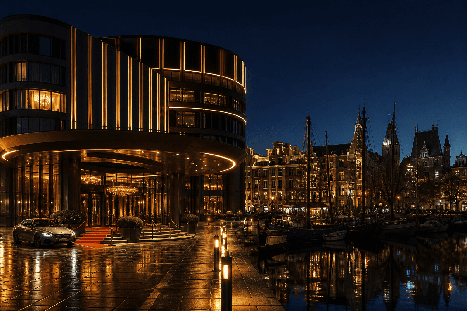 Casino Verblijf Nederland — hotel en casino aan de Oude Haven, Rotterdam